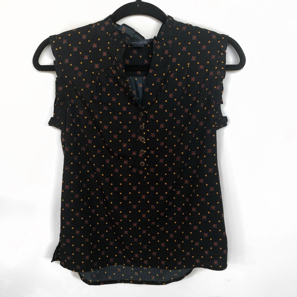 Tommy Hilfiger Black Sleeveless Blouse